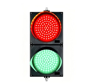LED Traffic Signal Light 200mm 2 Aspect Red Green