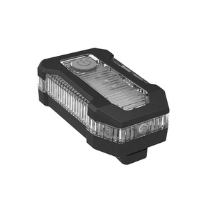Clap Control Red and Blue Strobe Flash Warning Shoulder Light