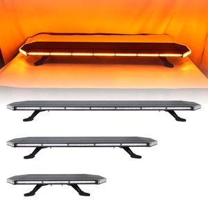 Dual Colours Amber White Emergency LED Warning Light Bar