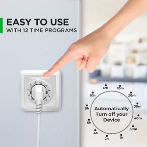 Smart Digital Mechanical Countdown Timer Socket