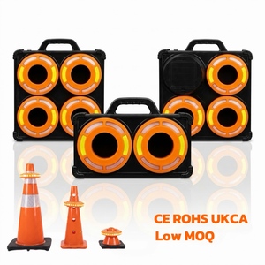 CE Synchronized Traffic Cone Light Beacon Warning Strobe Signal