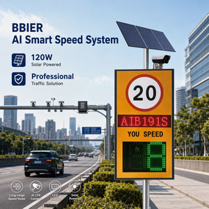 Galvanized Steel Solar LED Radar Speed Limiter Sign